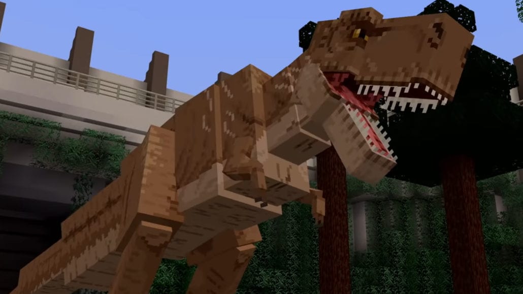 Minecraft Erhält Jurassic World-DLC: Die Dinosaurier Sind Los!