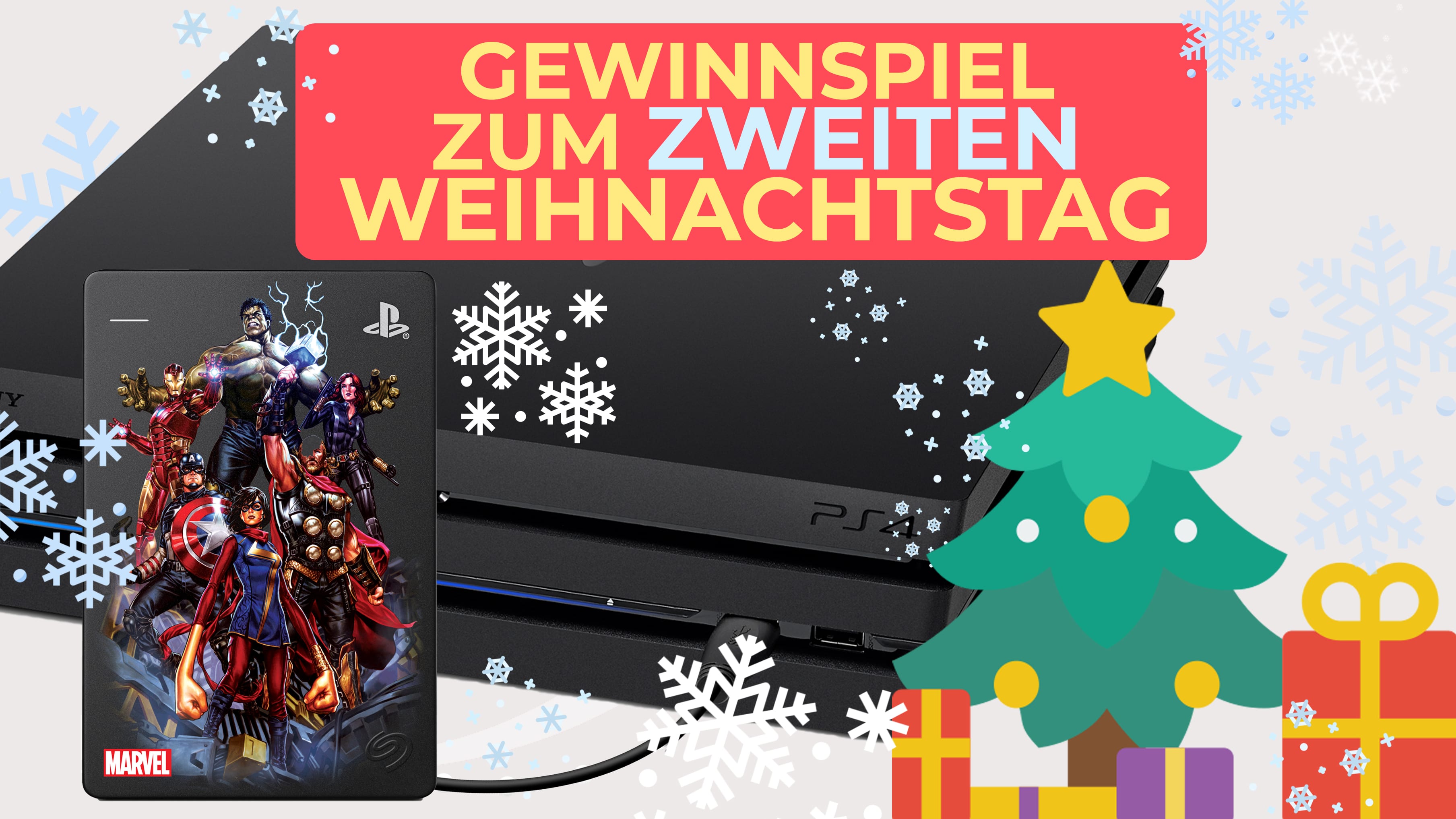 PS4 PS5 Seagate Festplatte Speicher Avengers gewinn