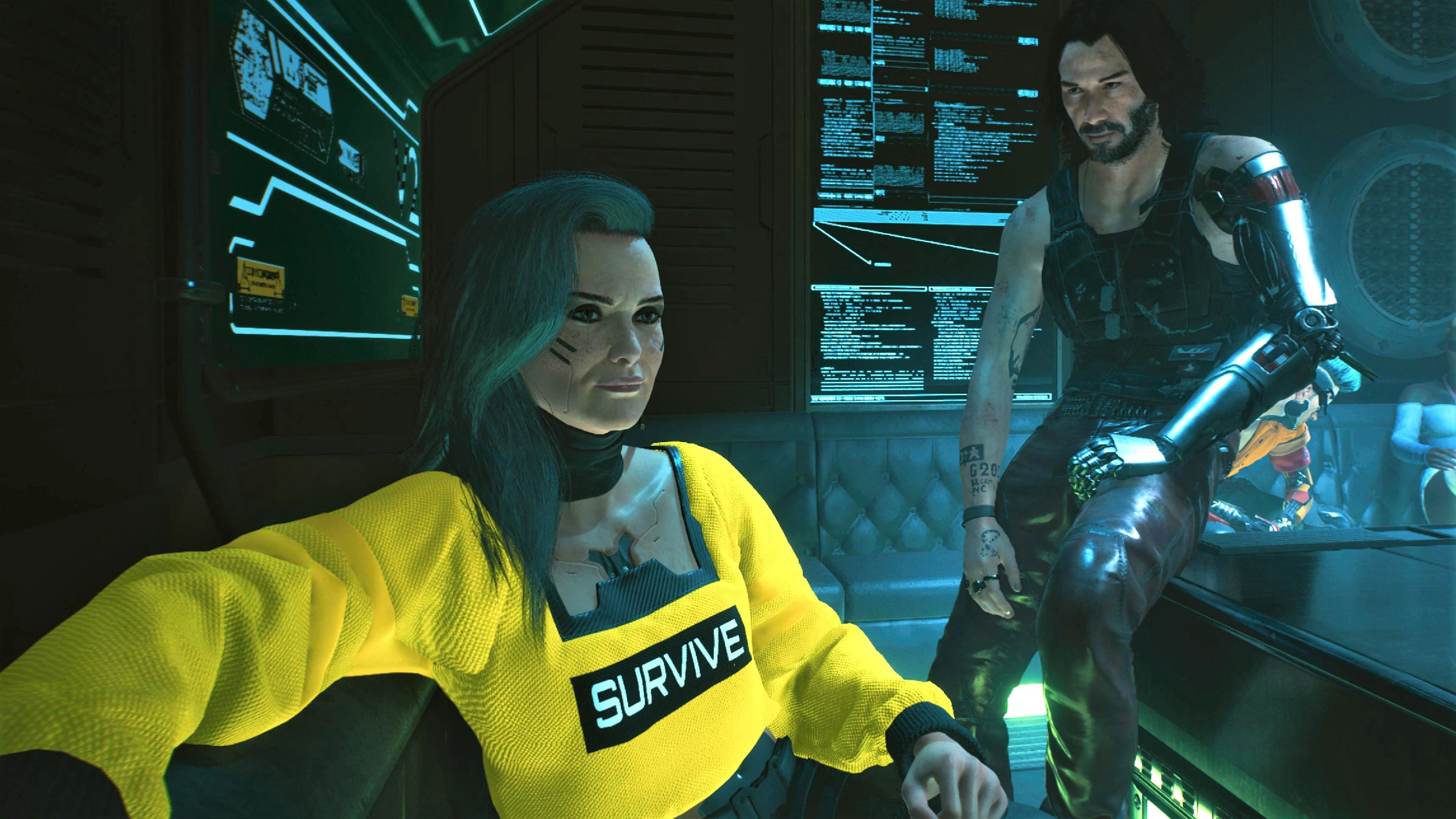 Johnny und Rogue in Cyberpunk 2077