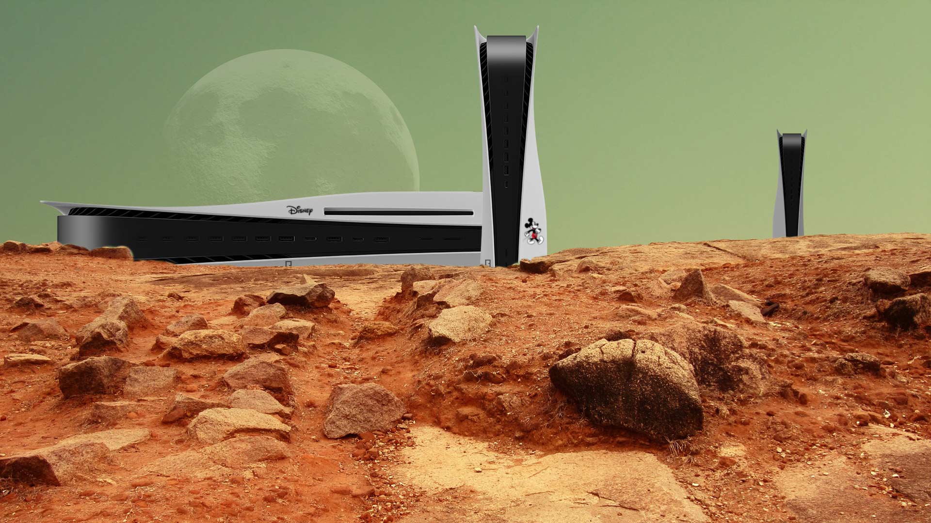 Disney-Raumstation auf dem Mars