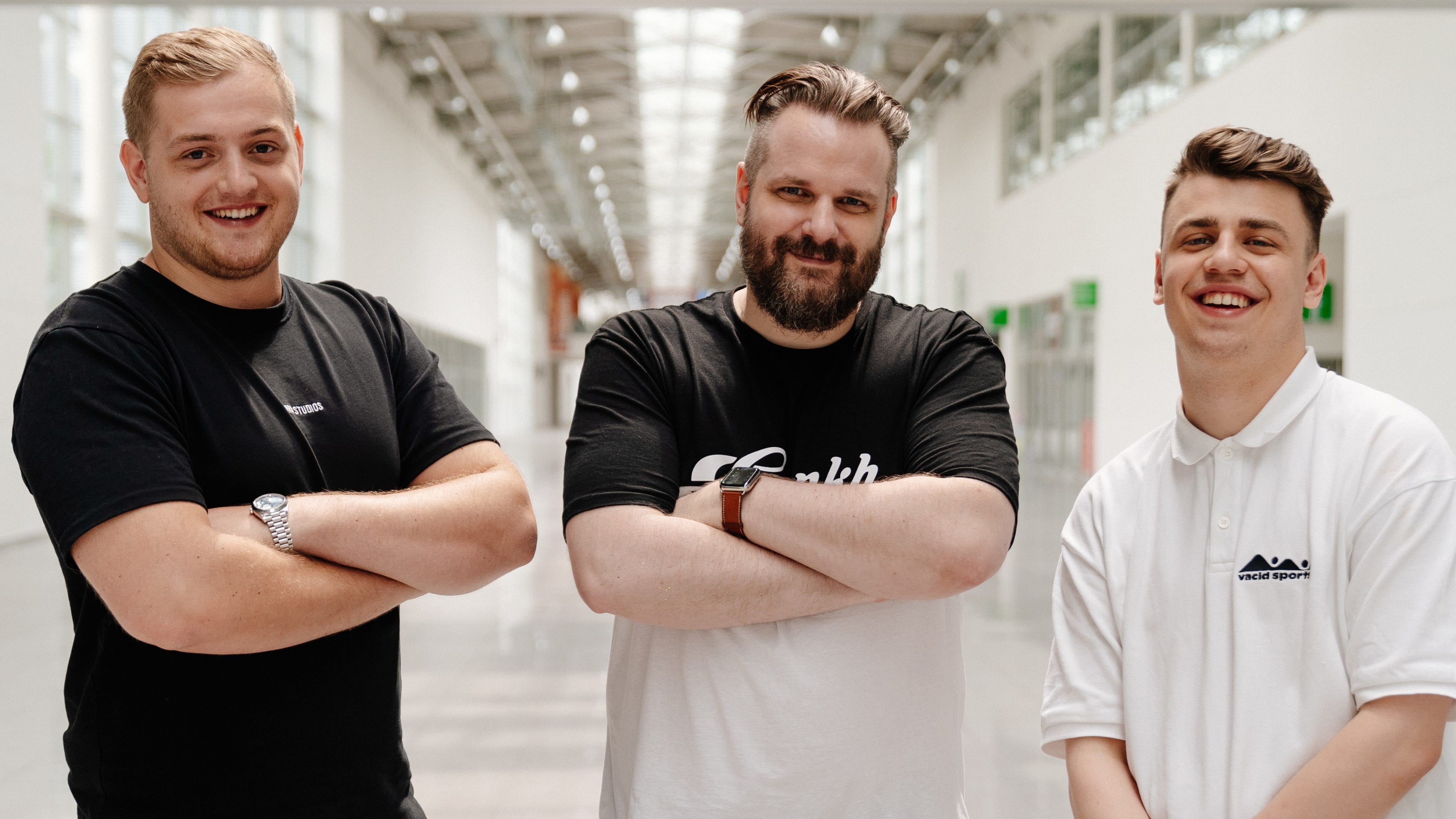 Gronkh, Trymacs und Papaplatte auf der Spielesause gamescom 2021