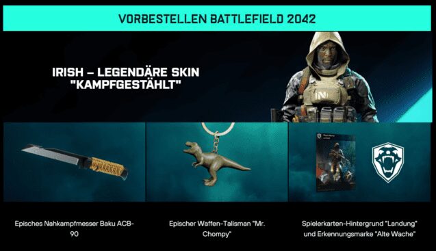 Battlefield 2042 Vorbestellerboni