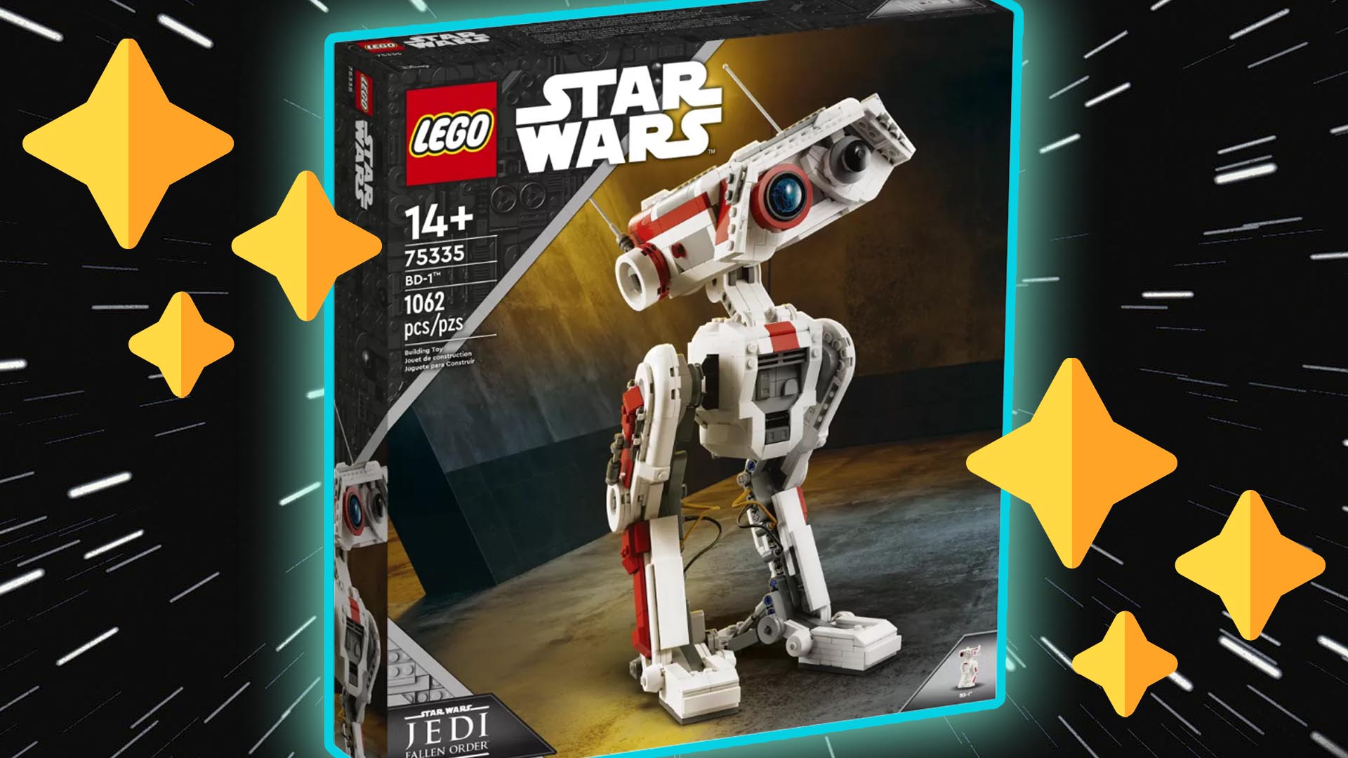 BD-1 from Star Wars Jedi arrives as a large LEGO set