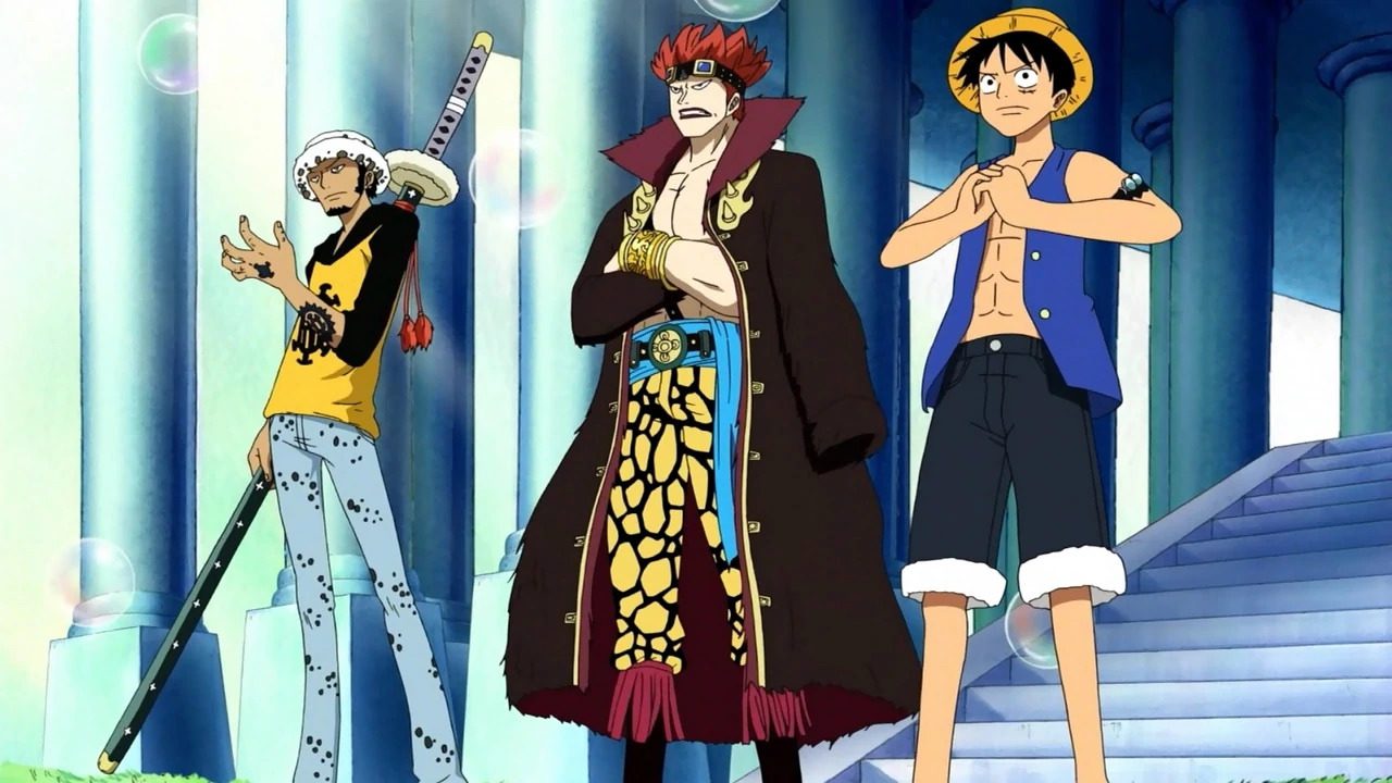 Ruffy, Law und Kid aus One Piece