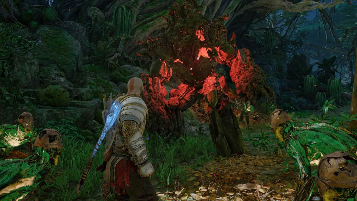 God of War Ragnarök: Boss Wald-Vergessener in Vanaheim besiegen, Lösung (Guide)