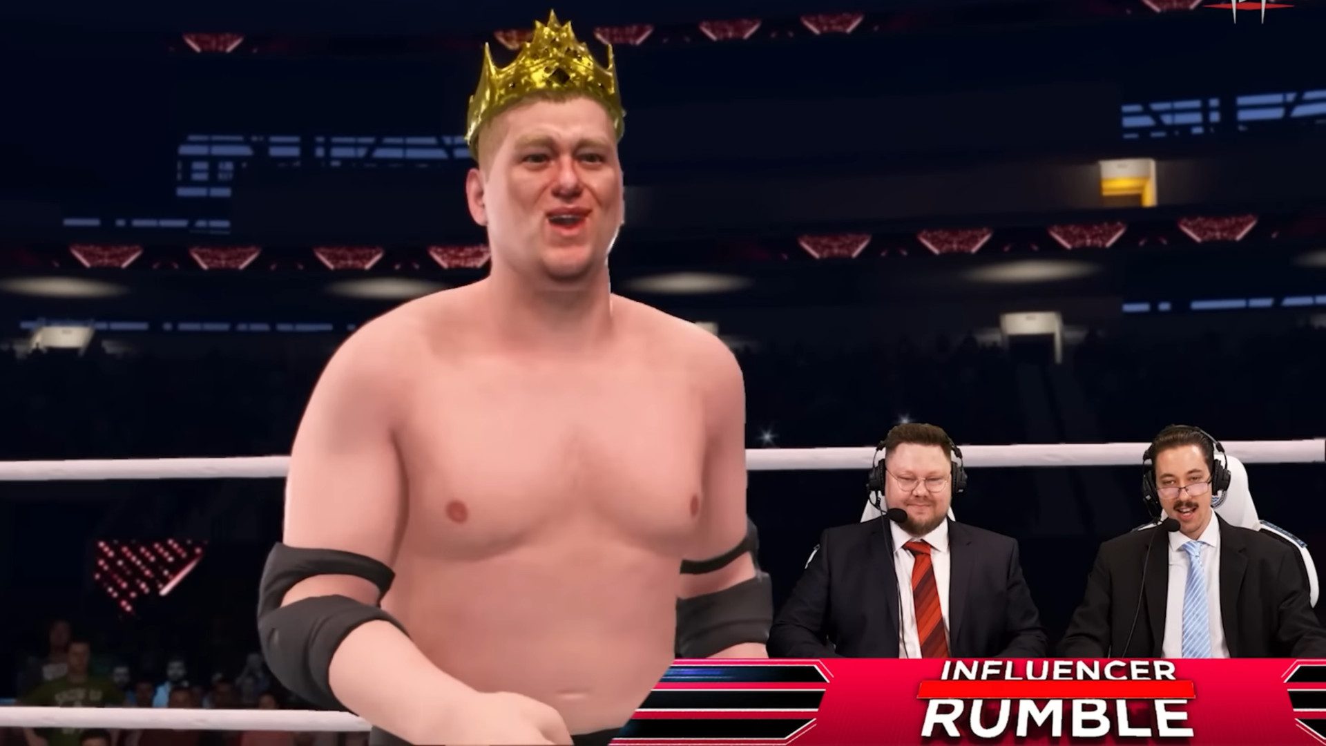 HandofBlood lässt 30 Influencer in WWE 2K23 gegeneinander antreten, unter anderem Knossi.