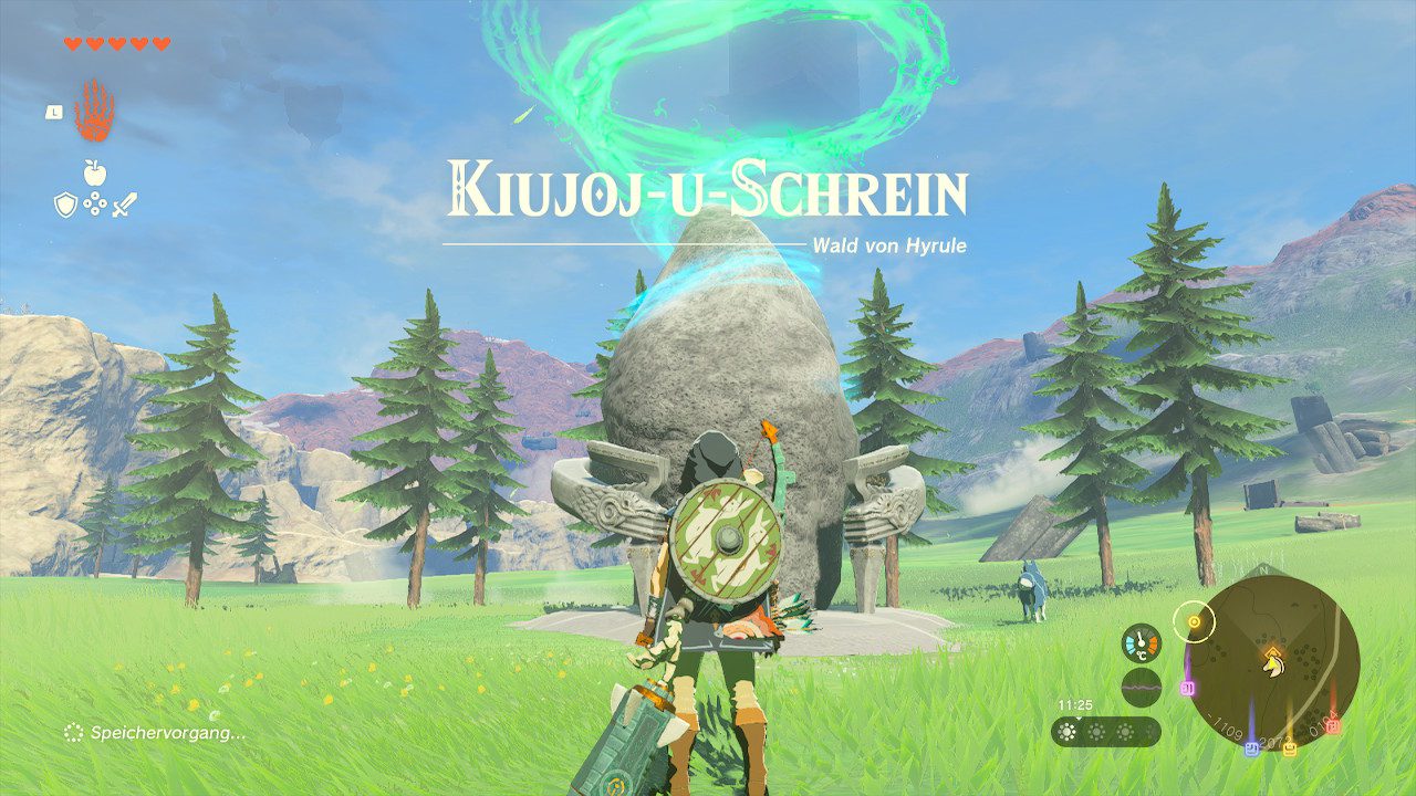 Spiel mit dem Feuer im Kiujoj-u-Schrein: Zelda Tears of the Kingdom