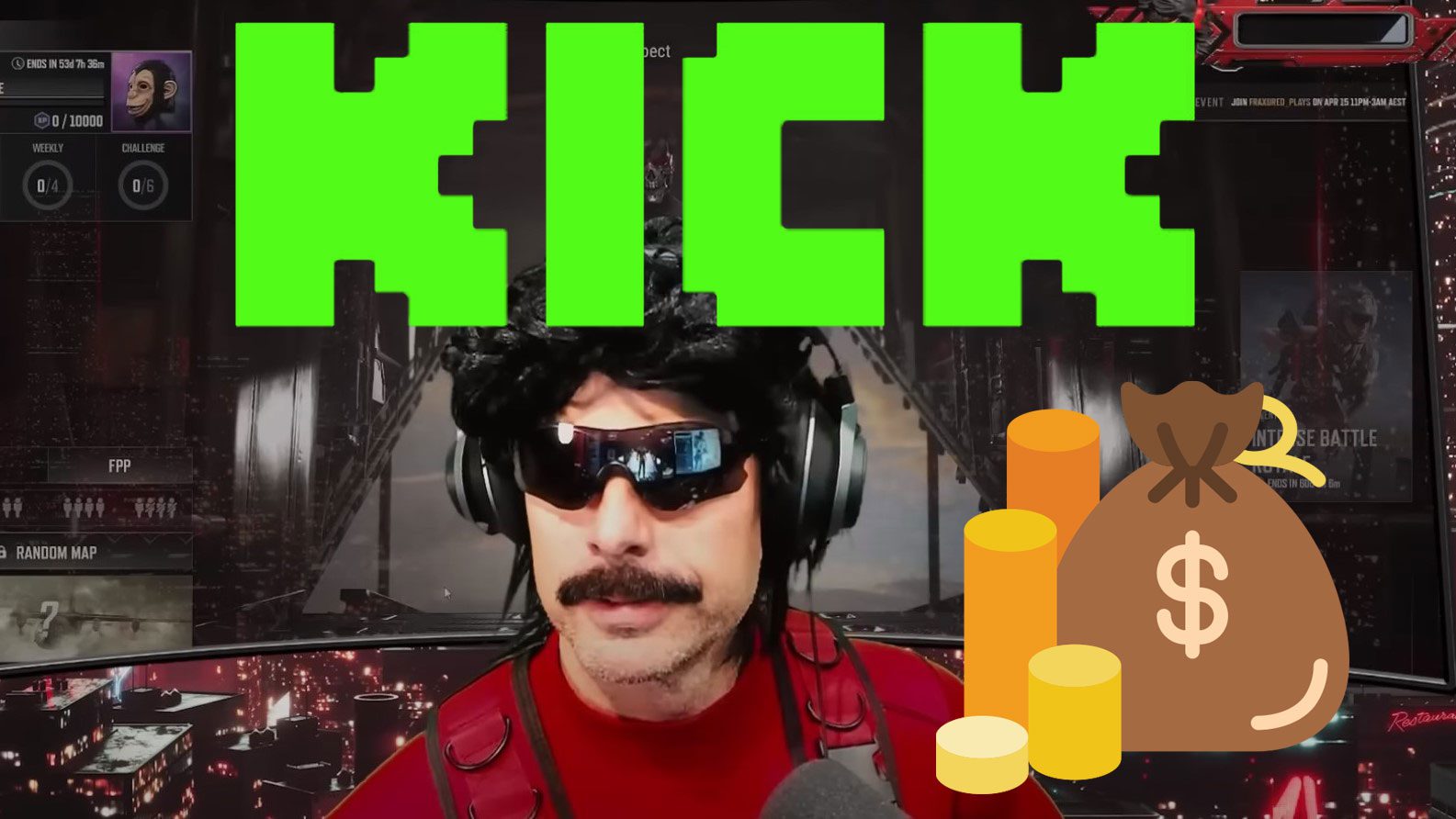 Dr. Disrespect Kick 50 Millionen